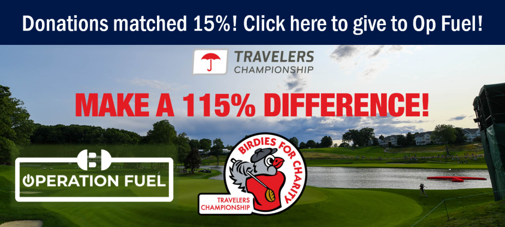 Win-Win! Get Your Donation Matched 15% with Travelers Championship/Webster Bank Birdies for Charity